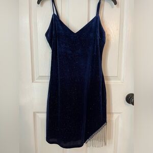 Navy blue formal dress